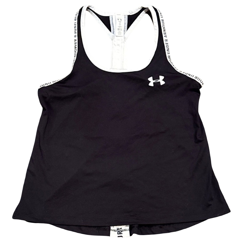 Under Armour Girls HeatGear Slayer Tank Top SZ Youth SM Fits Me As A Small Adult